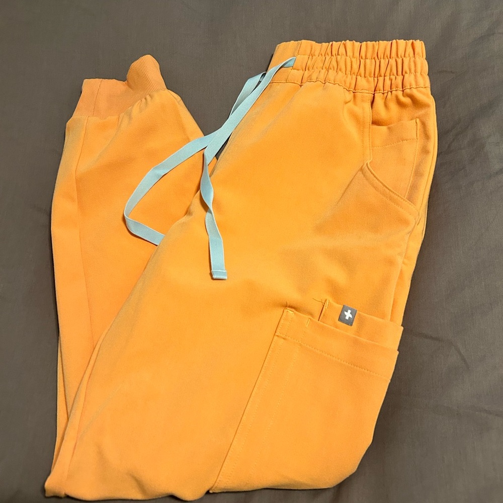 Figs Shaka Orange Uman HR Joggers